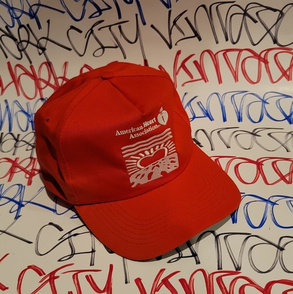 Other - Vintage American Heart Association Snap Back Hat
